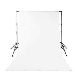 Fotostudiobakgrunn 1.90 x 2.95 m hvit