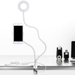 Mobilholder med LED-lampe