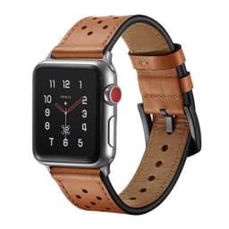 Apple Watch armbånd i ekte lær 42 mm - brunt