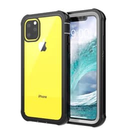 iPhone 11 Pro-deksel med skjermbeskytter svart / sølv
