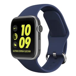 Apple Watch armbånd silikon 42/44 - Mørkeblå