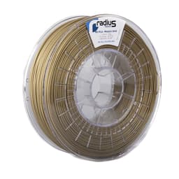 Radius PLA 1.75mm 750g - Metallic Gold