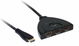 HDMI-bryter 3x1 UHD 4K2K 1080p