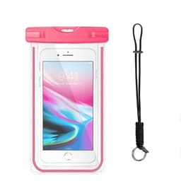 Vanntett mobiltelefonveske til smarttelefon - universell størrelse - rosa