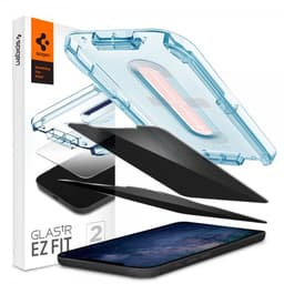Spigen iPhone 12 Mini Skjermbeskytter GLAS.tR EZ Fit Privacy 2-pakning