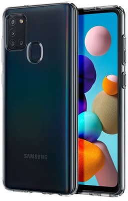 Spigen Samsung Galaxy A21s Deksel Liquid Crystal Crystal Clear