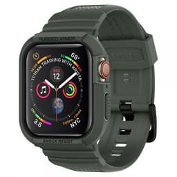 Spigen Apple Watch 44/45mm Deksel med Armbånd Rugged Armor Pro Military Green