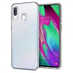 Spigen Samsung Galaxy A40 Deksel Liquid Crystal Crystal Clear