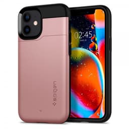 Spigen iPhone 12/iPhone 12 Pro Deksel Slim Armor CS Rosegull