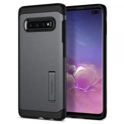 Spigen Samsung Galaxy S10 Plus Deksel Tough Armor Graphite Grey