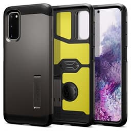 Spigen Samsung Galaxy S20 Deksel Tough Armor Gunmetal