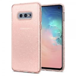 Spigen Samsung Galaxy S10E Deksel Liquid Crystal Glitter Rose Quartz