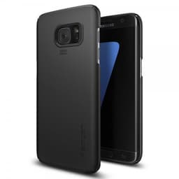 Spigen Samsung Galaxy S7 Edge Deksel Thin Fit Svart