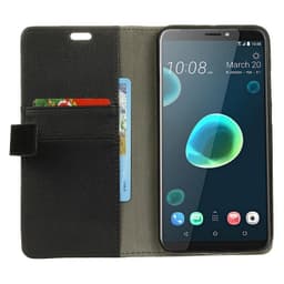 Lommebokdeksel 2-kort HTC Desire 12 Plus  - Svart