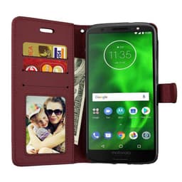 Lommebokdeksel 3-kort Motorola Moto G6 Plus (XT1926)  - brun