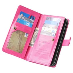 Dobbeltflip Flexi 9-kort Huawei Y5 / Y560  - Rosa