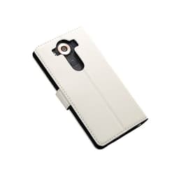 Lommebokdeksel 2-kort LG V10 (H960)  - Hvit