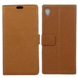 Lommebokdeksel 2-kort Sony Xperia XA Ultra (F3211)  - brun
