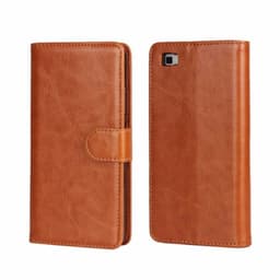 MOVE 2i1 lommebokdeksel Huawei P8 Lite 2015 (ALE-L21)  - Lysebrun