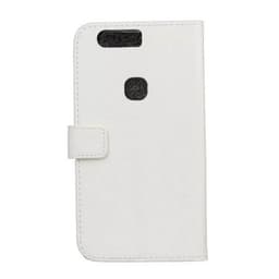 Lommebokdeksel 2-kort Huawei Honor V8  - Hvit