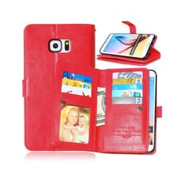 Dobbeltflip Flexi 9-kort Samsung Galaxy S6 Edge Plus (SM-G928F)  - RØ