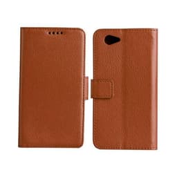 Lommebokdeksel 2-kort Sony Xperia Z5 Compact (E5823)  - brun