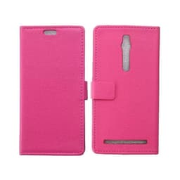 Lommebokdeksel 2-kort Asus Zenfone 2 (ZE551ML)  - Rosa