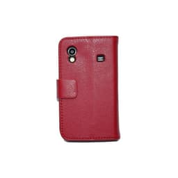 Lommebokdeksel 2-kort Samsung Galaxy Ace ( GT s5830)  - RØD