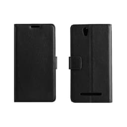 Lommebokdeksel 2-kort Sony Xperia C3 (D2533)  - Svart