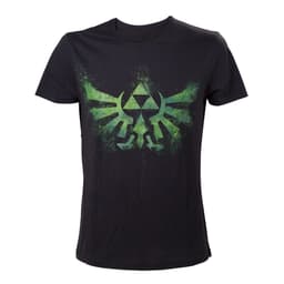 T-skjorte The Legend of Zelda Triforce-logo sort (M)