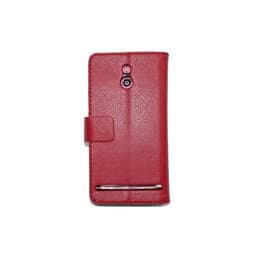Lommebokdeksel 2-kort Sony Xperia P (LT22i)  - RØD