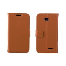Lommebokdeksel 2-kort LG L70 / L65 (D280)  - brun