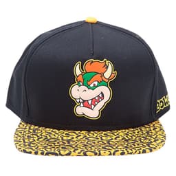 Nintendo Bowser gummimerke caps (sort/gul)