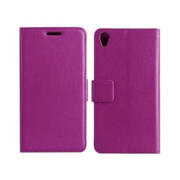 Lommebokdeksel 2-kort Sony Xperia M4 Aqua (E2303)  - lilla