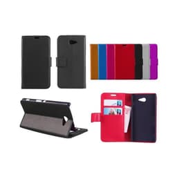 Lommebokdeksel 2-kort Sony Xperia M2 (D2303)  - Blå
