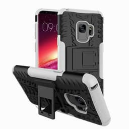 Støtsikkert deksel med stativ Samsung Galaxy S9 (SM-G960F)  - Hvit