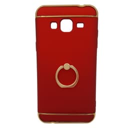Ring deksel 3i1 Samsung Galaxy J3 / J3 2016 (SM-J300 / J320F)  - RØD