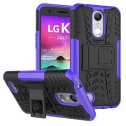 Støtsikkert deksel med stativ LG K10 2017 (M250)  - lilla