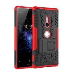 Støtsikkert deksel med stativ Sony Xperia XZ2 (H8266)  - RØD
