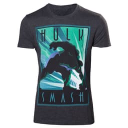 T-skjorte Marvel - Hulk Smash grå (S)