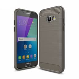 Børstet silikondeksel Samsung Galaxy A5 2017 (SM-A520F)  - Grå