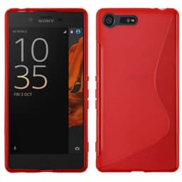 S Line silikondeksel Sony Xperia X Compact (F5321)  - RØD