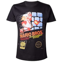 T-skjorte Nintendo - Super Mario Bros NES sort (M)