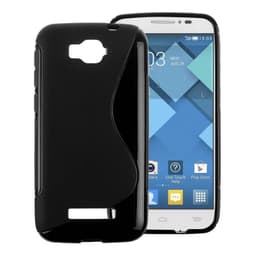 S Line silikondeksel Alcatel One Touch Pop C7  - Svart