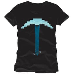 T-skjorte Minecraft - Pick Axe sort (L)