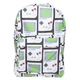 Nintendo Gameboy-mønster ryggsekk (grå)