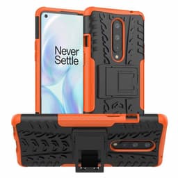 Støtsikkert deksel med stativ OnePlus 8 (IN2010)  - oransje