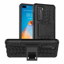 Støtsikkert deksel med stativ Huawei P40 (ANA-AN00)  - Svart