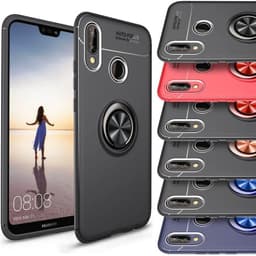 Slim Ringdeksel Huawei P30 (ELE-L29)  - Svart rose