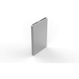 KIT Powerbank Kredittkort 2000mAh Grå